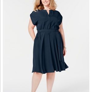 Plus Size Cap Sleeve Dress - Worn Once